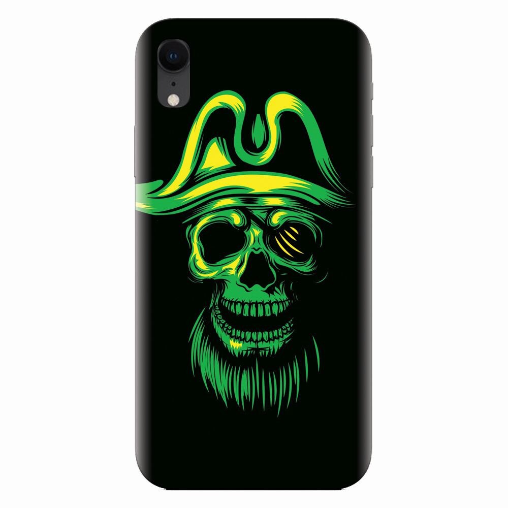 Husa silicon pentru Apple Iphone XR, Pirate Skull
