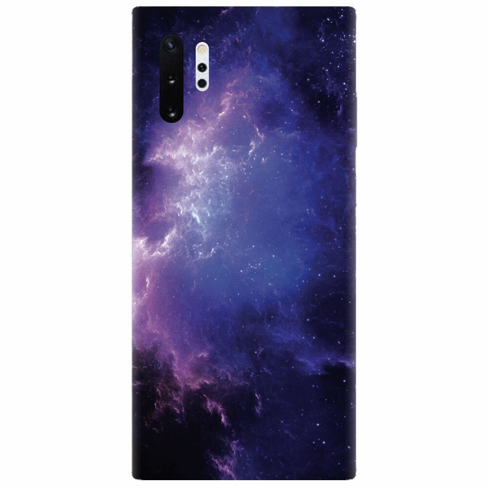 Husa silicon pentru Samsung Galaxy Note 10 Plus, Purple Space Nebula