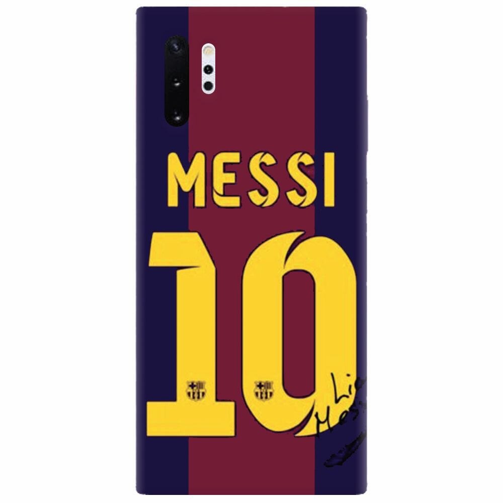 Husa silicon pentru Samsung Galaxy Note 10 Plus, Messi 0
