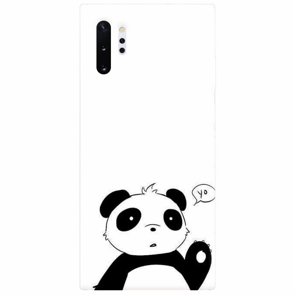 Husa silicon pentru Samsung Galaxy Note 10 Plus, Panda Cellphone
