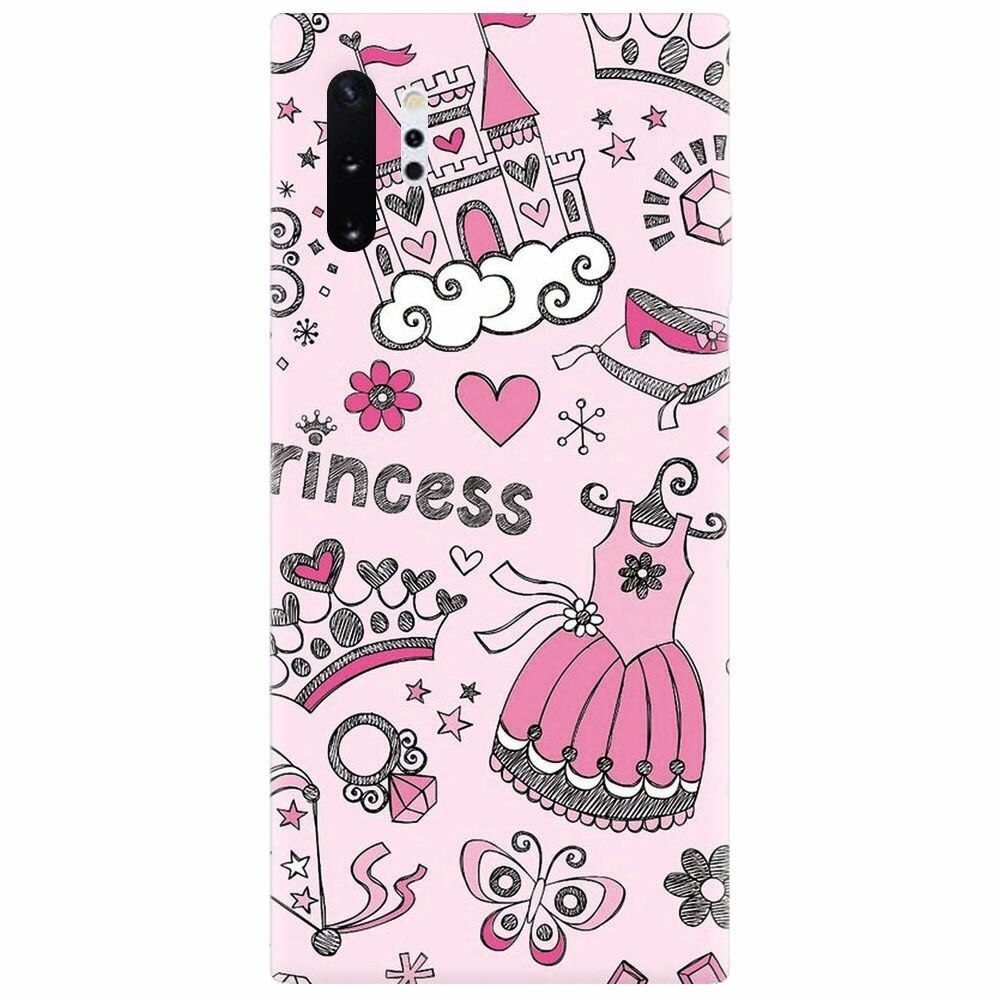 Husa silicon pentru Samsung Galaxy Note 10 Plus, Princess