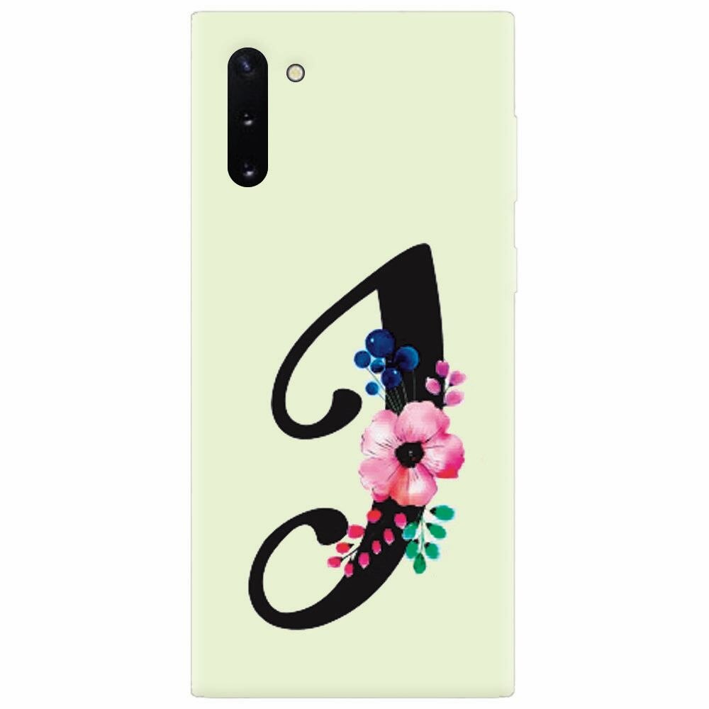 Husa silicon pentru Samsung Galaxy Note 10, Litera I