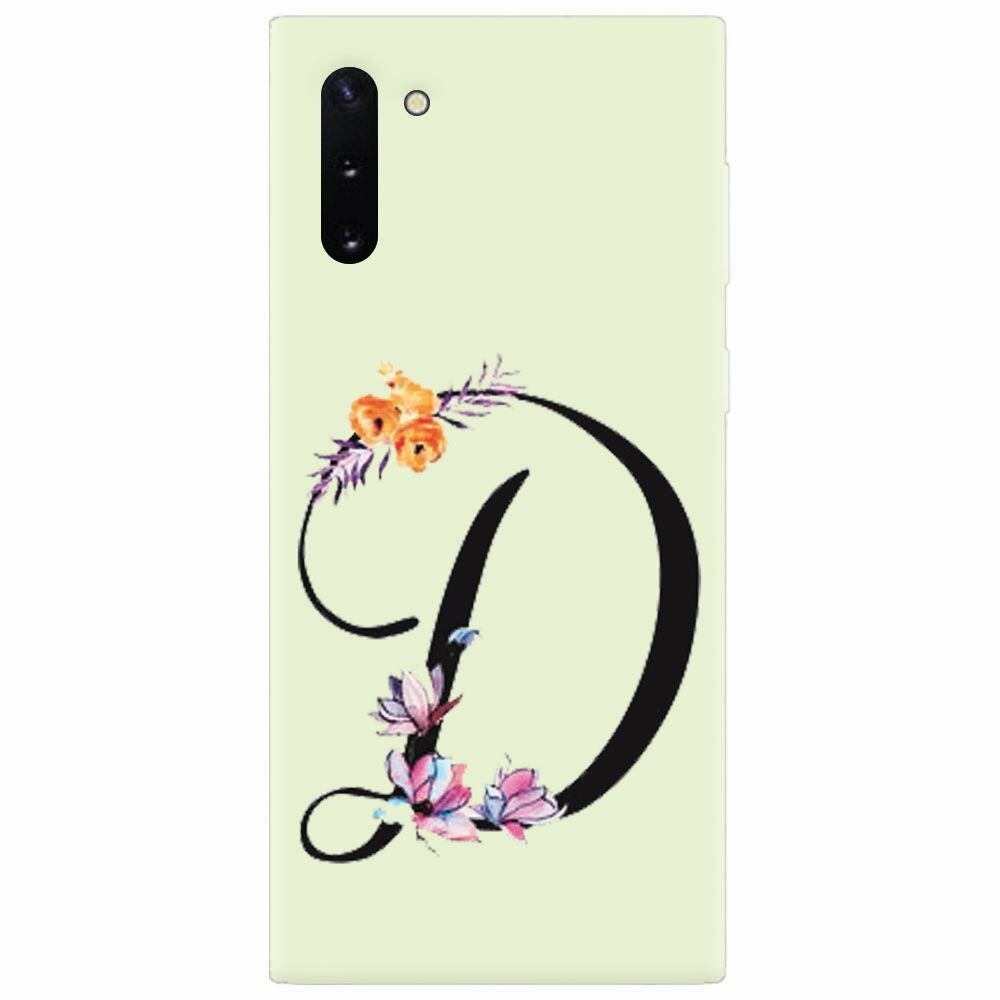 Husa silicon pentru Samsung Galaxy Note 10, Litera D