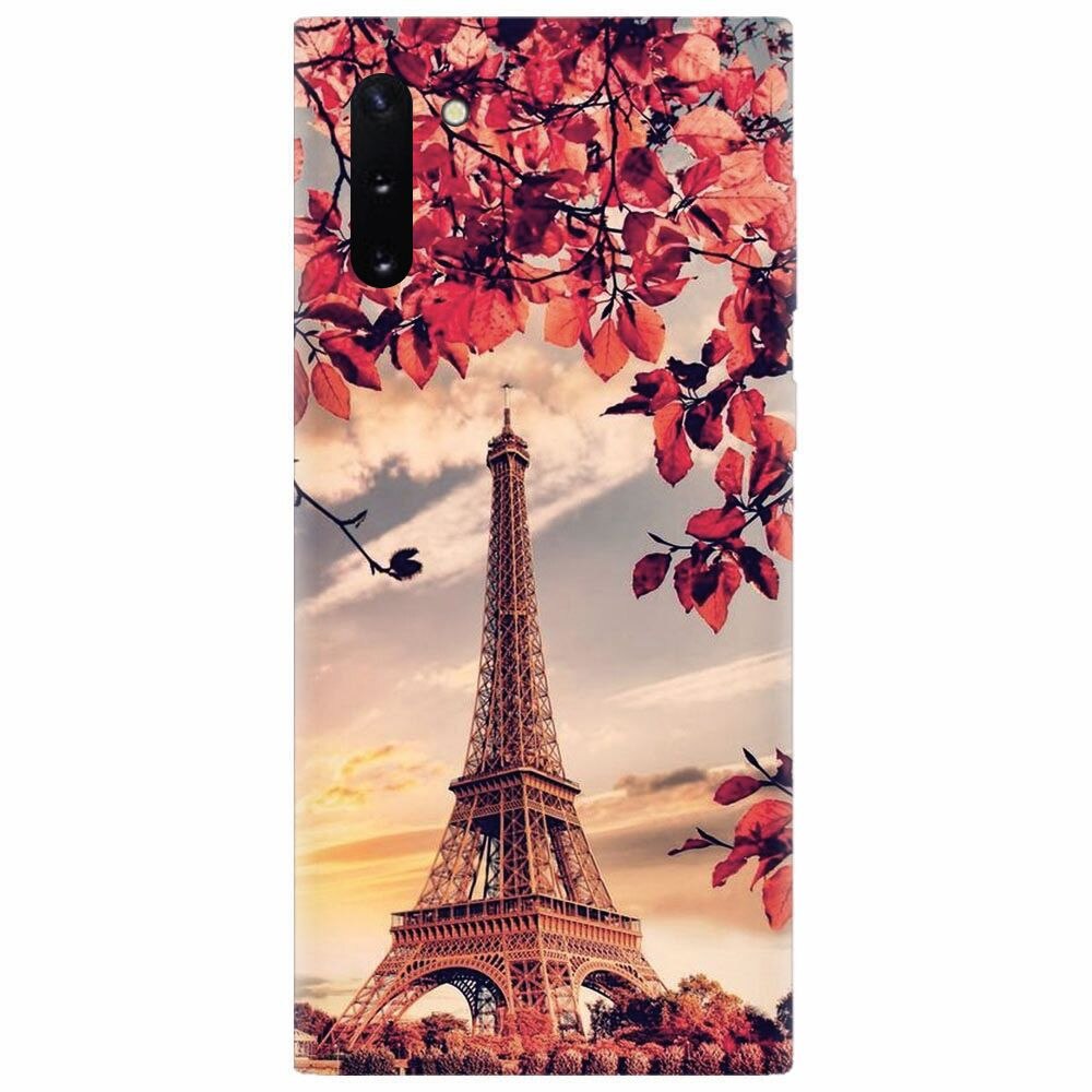 Husa silicon pentru Samsung Galaxy Note 10, Eifel Tower