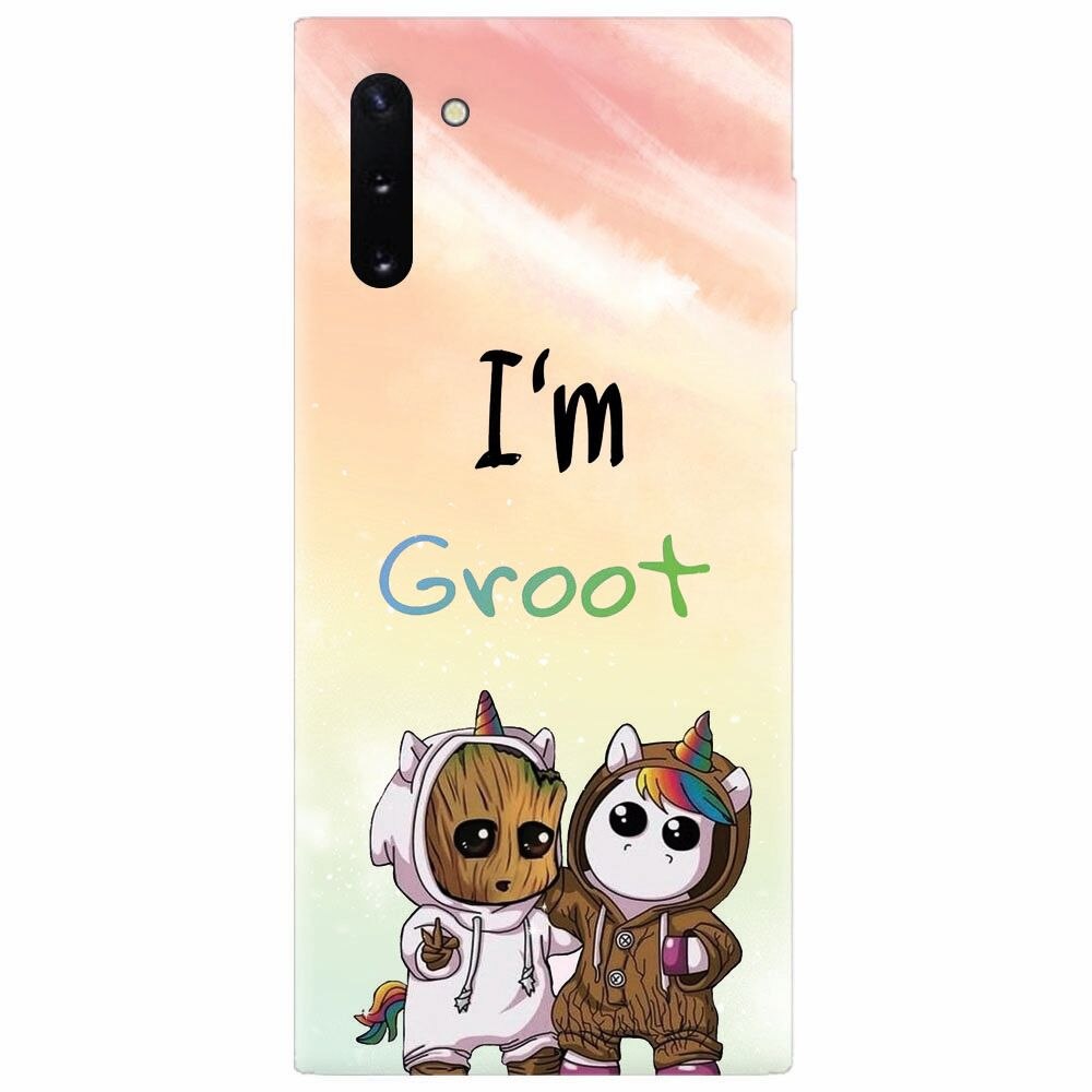 Husa silicon pentru Samsung Galaxy Note 10, Im Groot