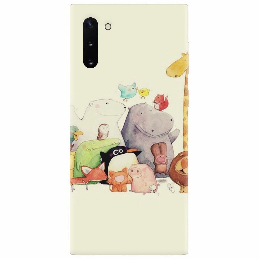 Husa silicon pentru Samsung Galaxy Note 10, Cute Cartoon Animals