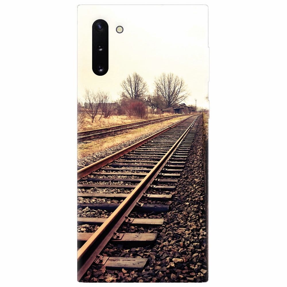 Husa silicon pentru Samsung Galaxy Note 10, Railroad