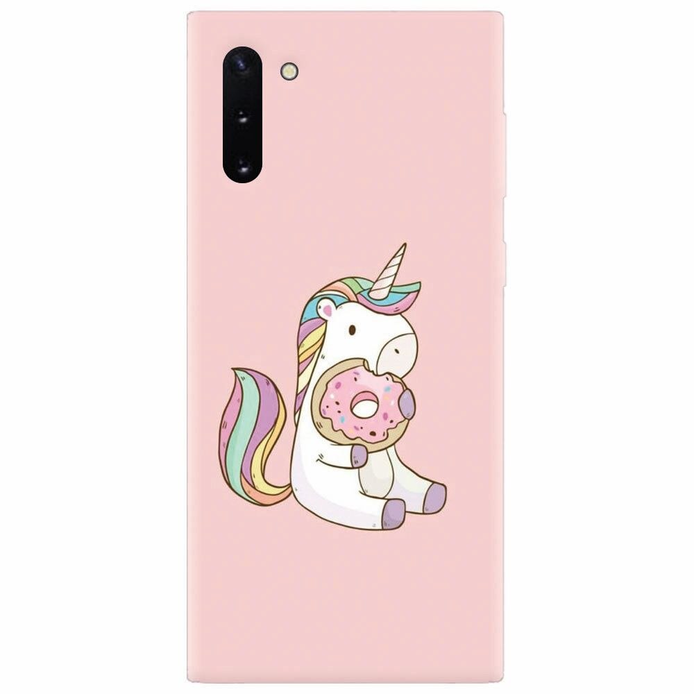 Husa silicon pentru Samsung Galaxy Note 10, Unicorn Donuts