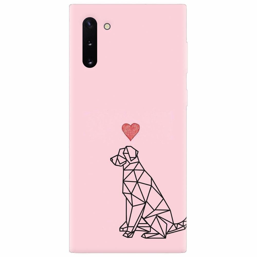 Husa silicon pentru Samsung Galaxy Note 10, Love Dog