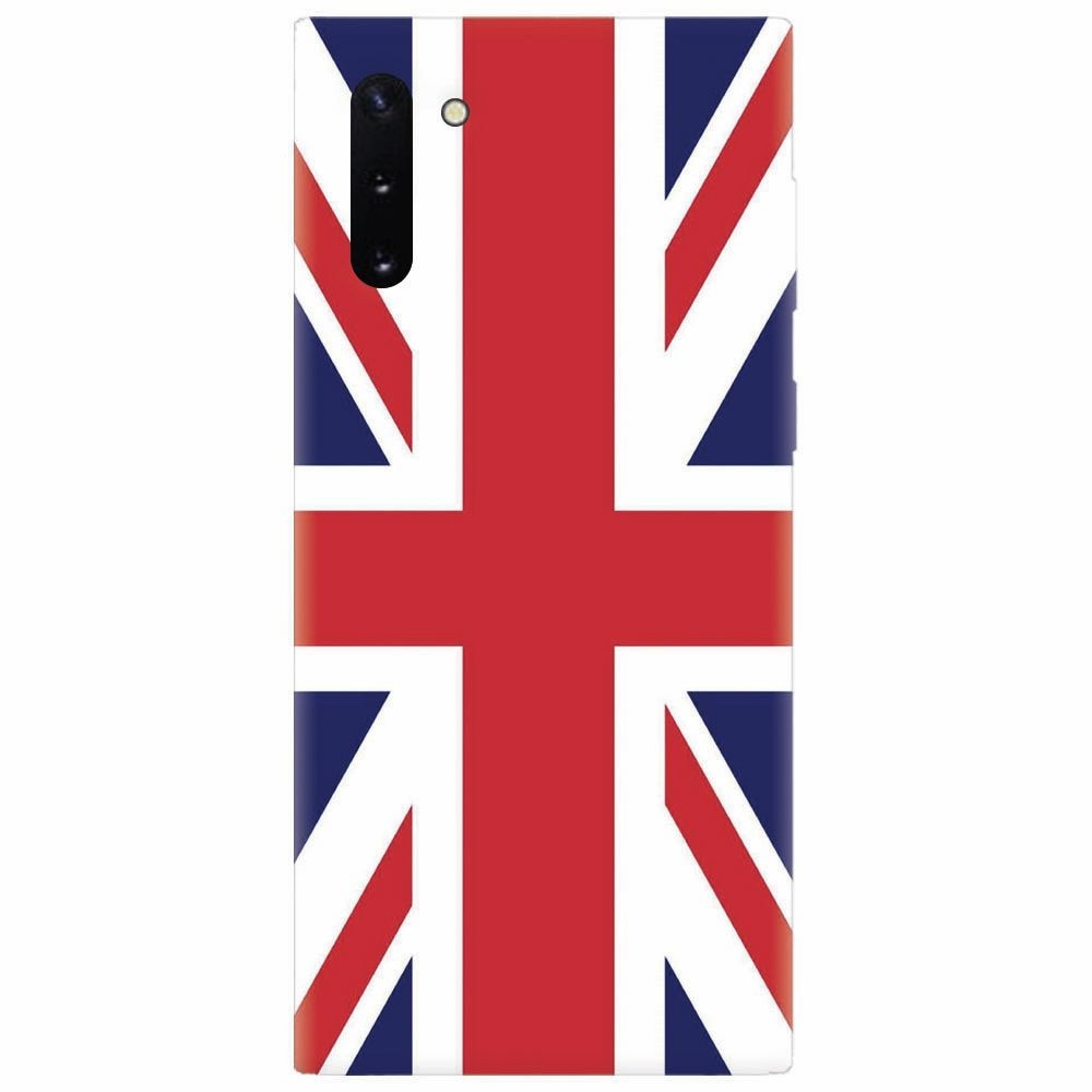 Husa silicon pentru Samsung Galaxy Note 10, UK Flag Illustration