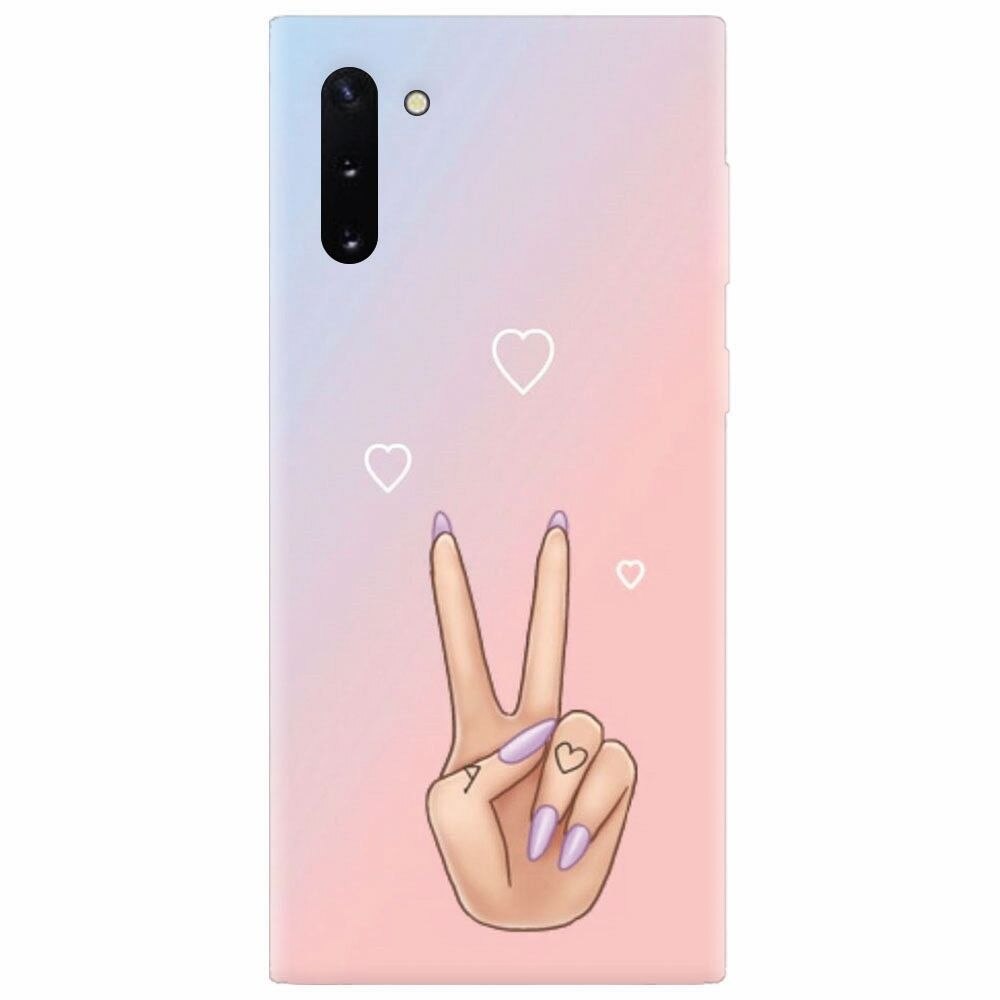 Husa silicon pentru Samsung Galaxy Note 10, Victory Love