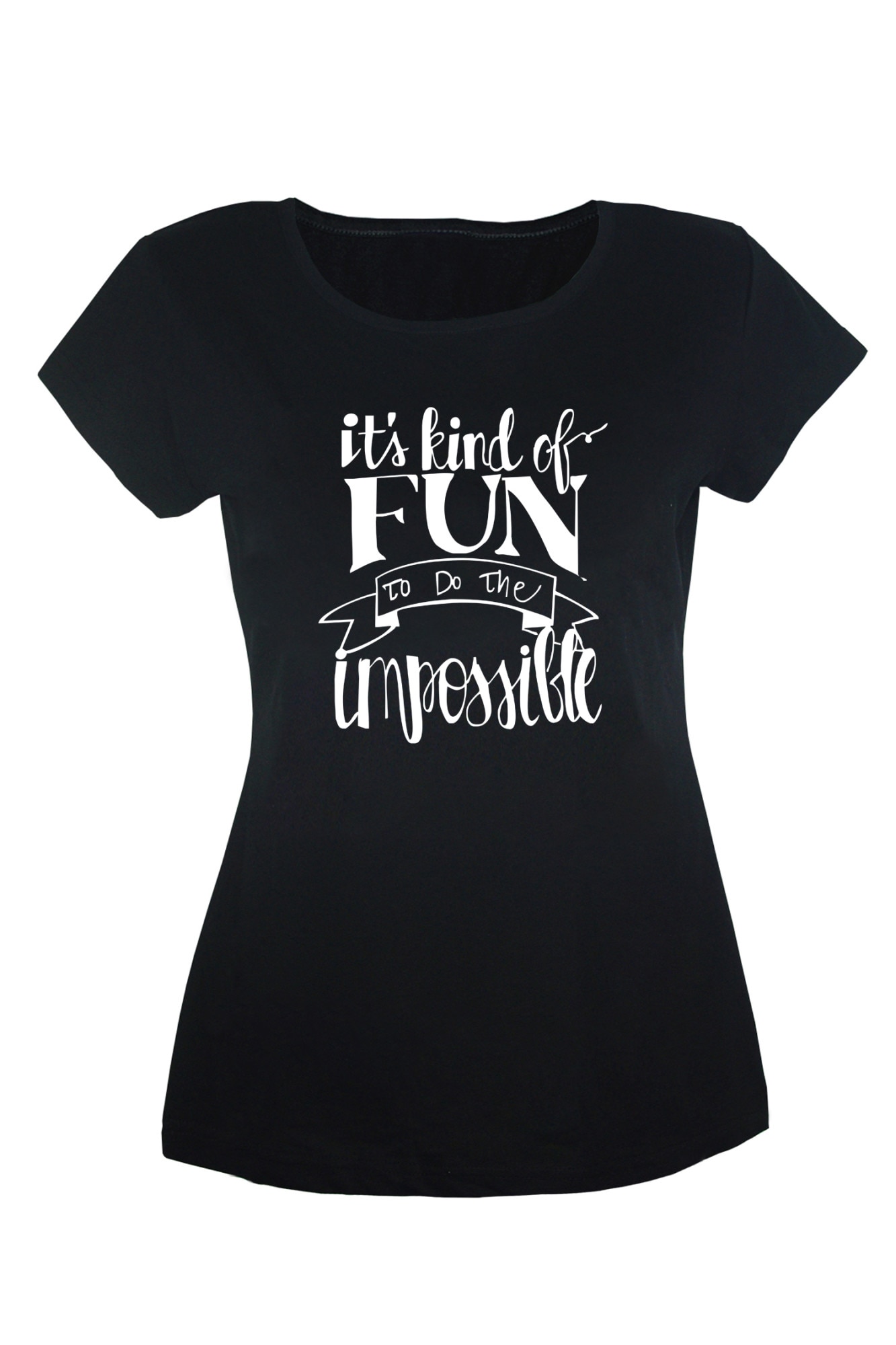Tricou Kind of Fun dama, Negru