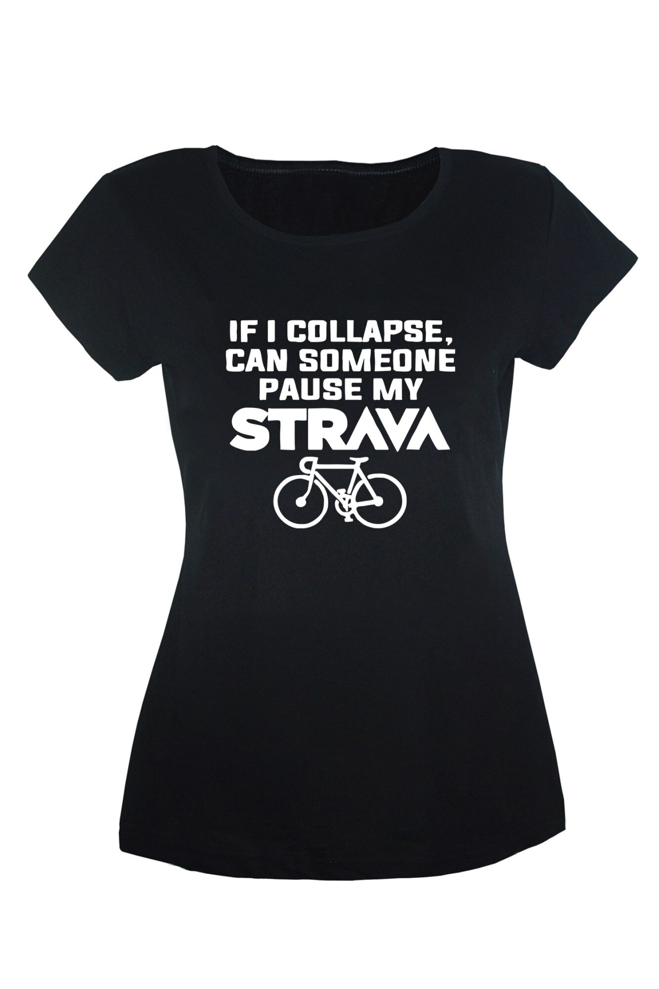 Tricou STRAVA dama, Negru