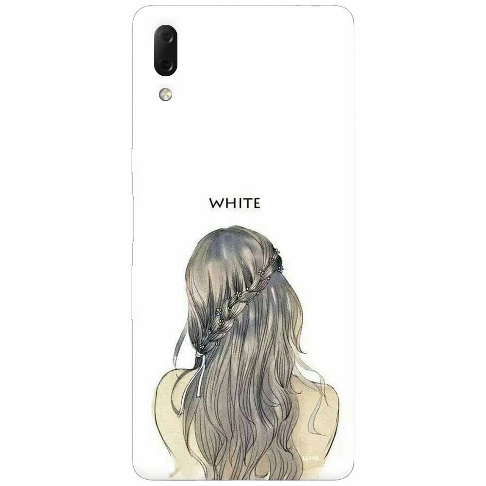 Husa silicon pentru Sony Xperia L3, White