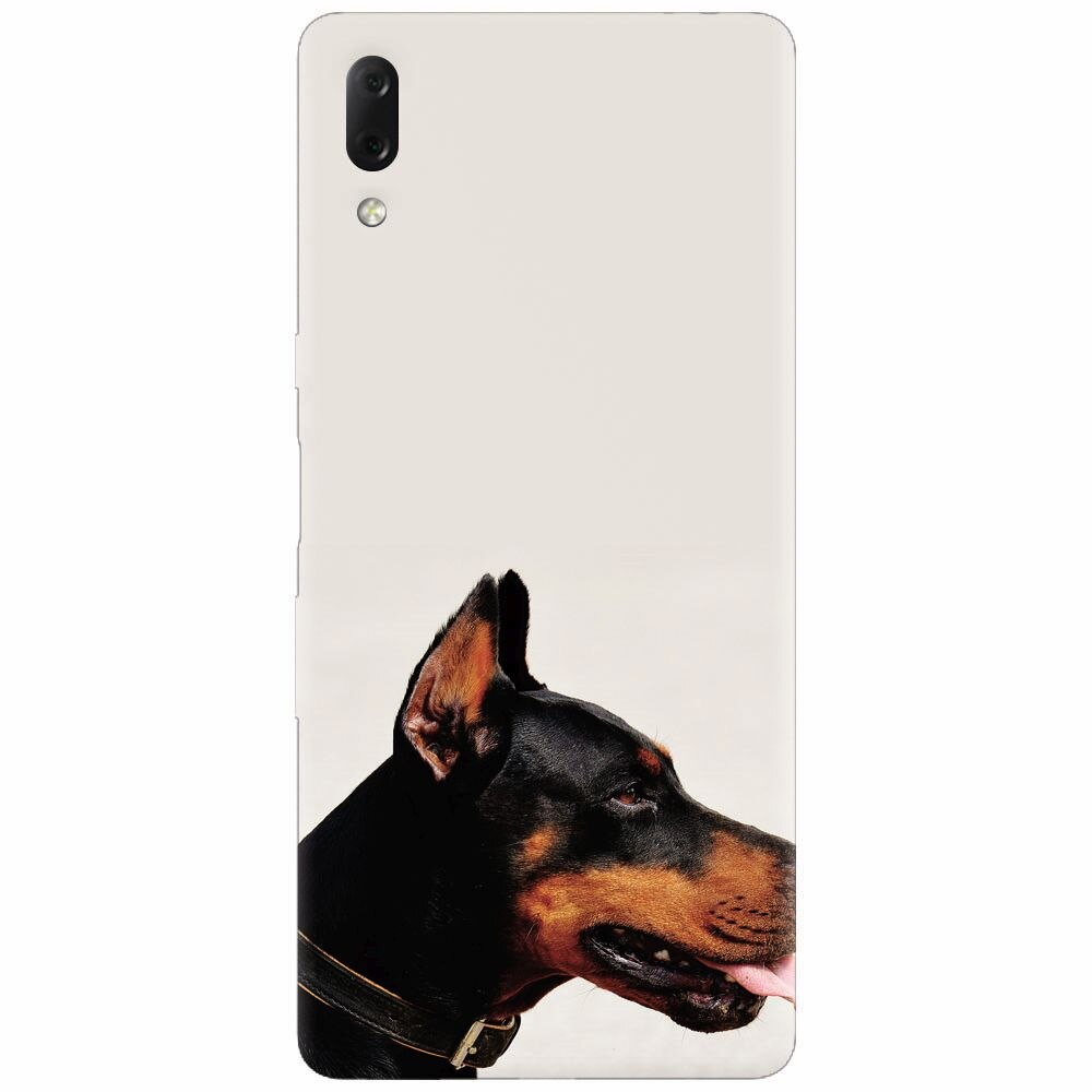 Husa silicon pentru Sony Xperia L3, Doberman