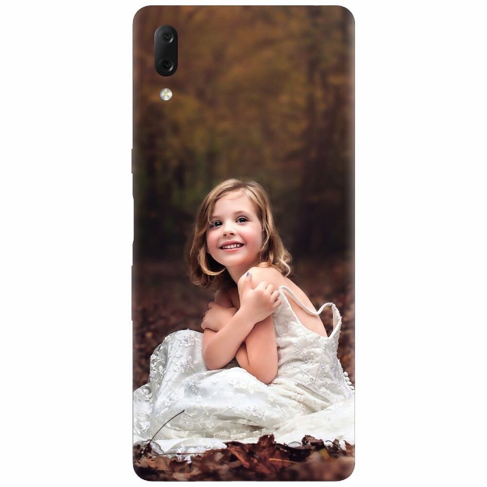 Husa silicon pentru Sony Xperia L3, Girl In Wedding Dress Atest Autumn