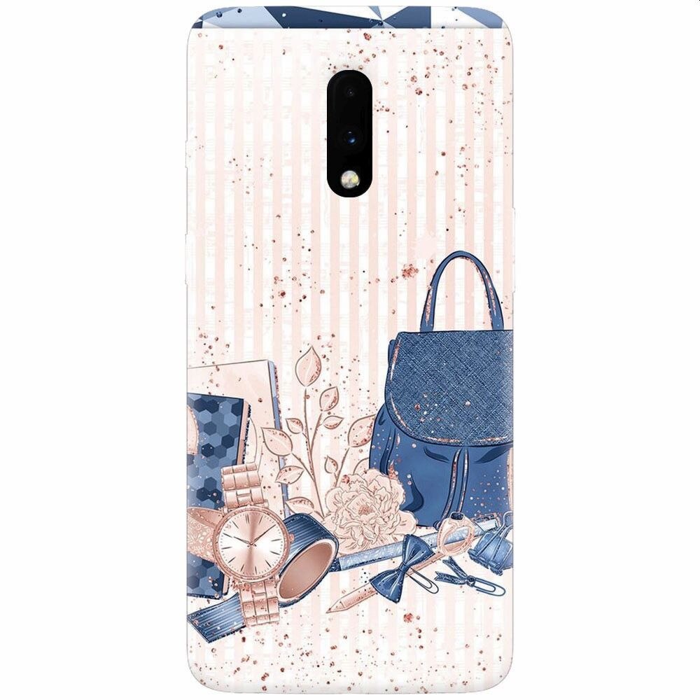 Husa silicon pentru OnePlus 7, Girl Accesories