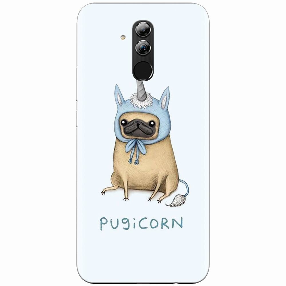Husa silicon pentru Huawei Mate 20 Lite, Pugicorn