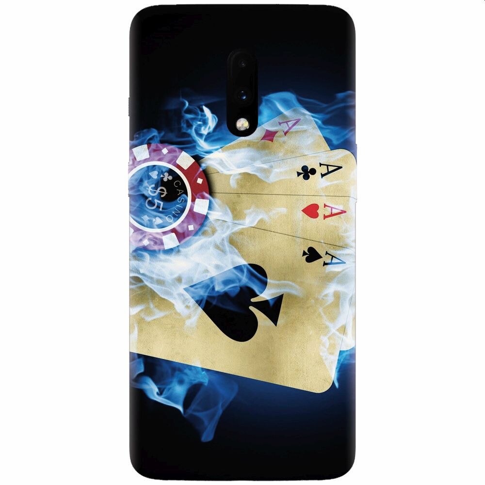 Husa silicon pentru OnePlus 7, Casino