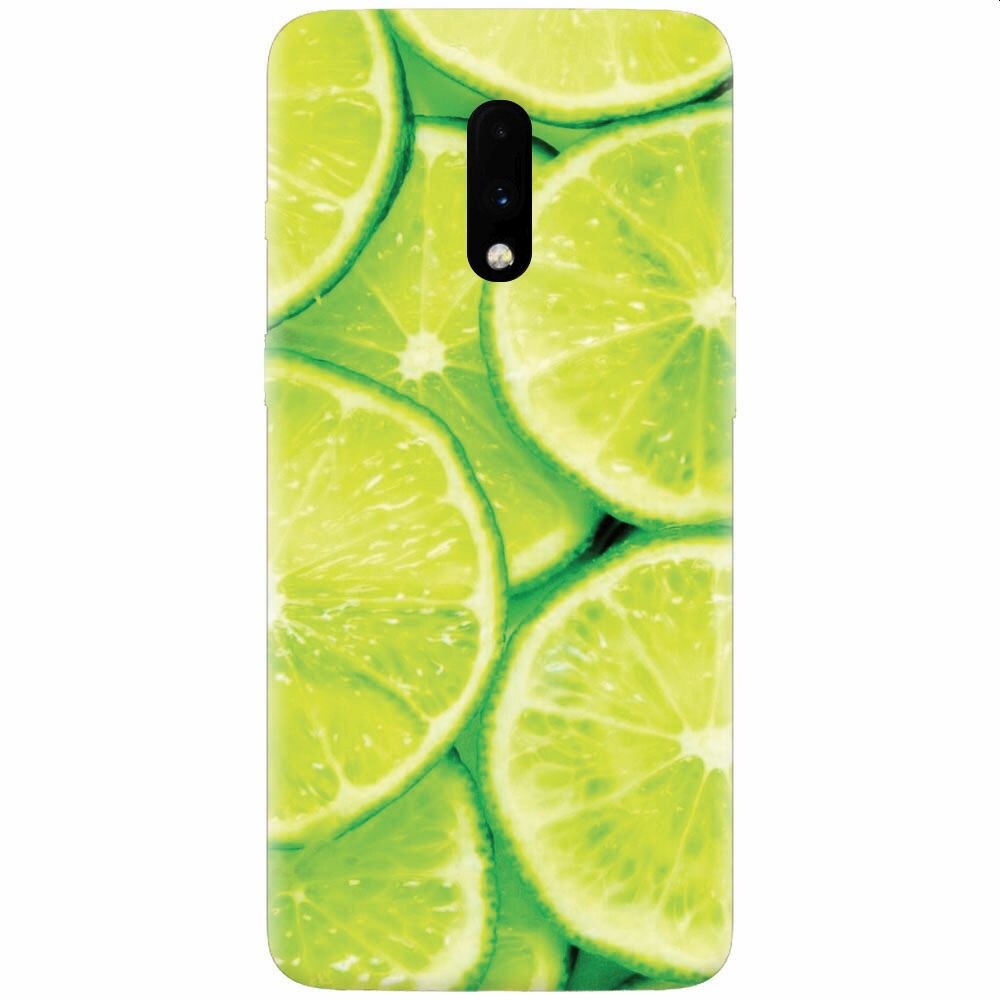 Husa silicon pentru OnePlus 7, Lime
