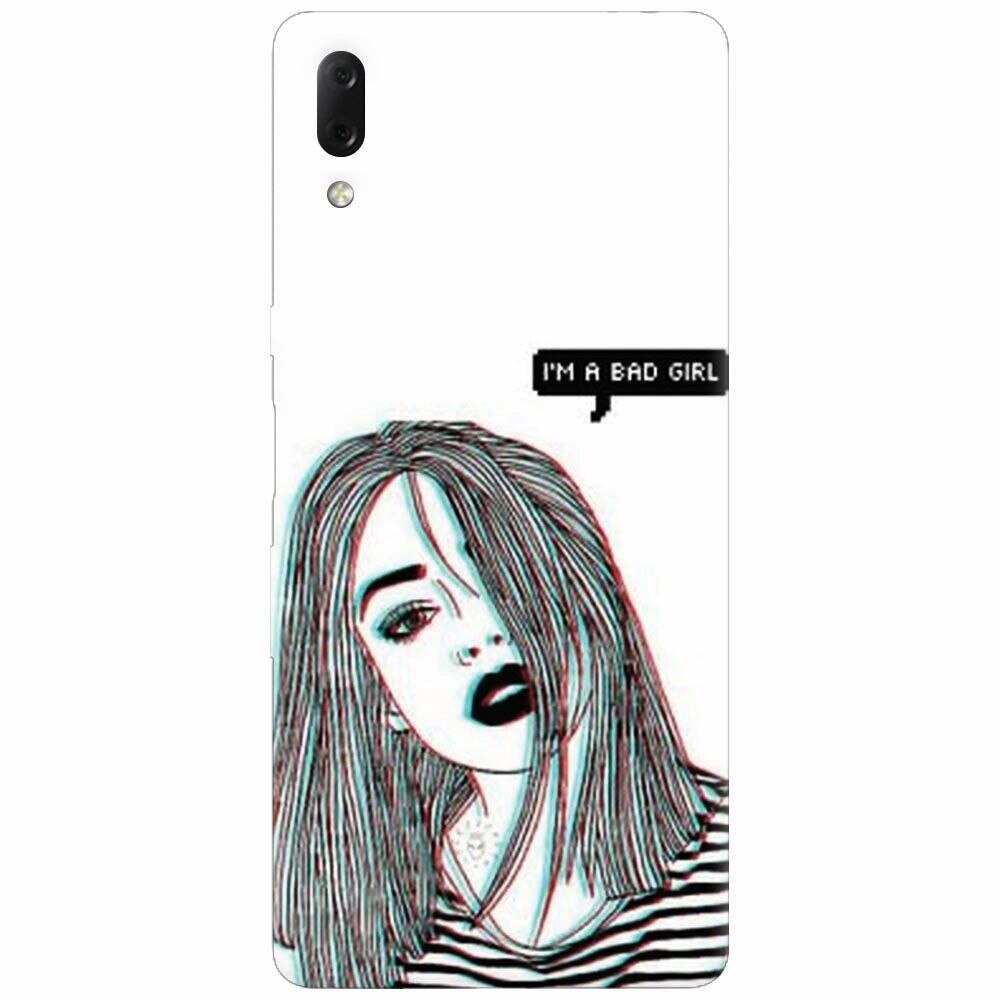 Husa silicon pentru Sony Xperia L3, Im A Bad Girl