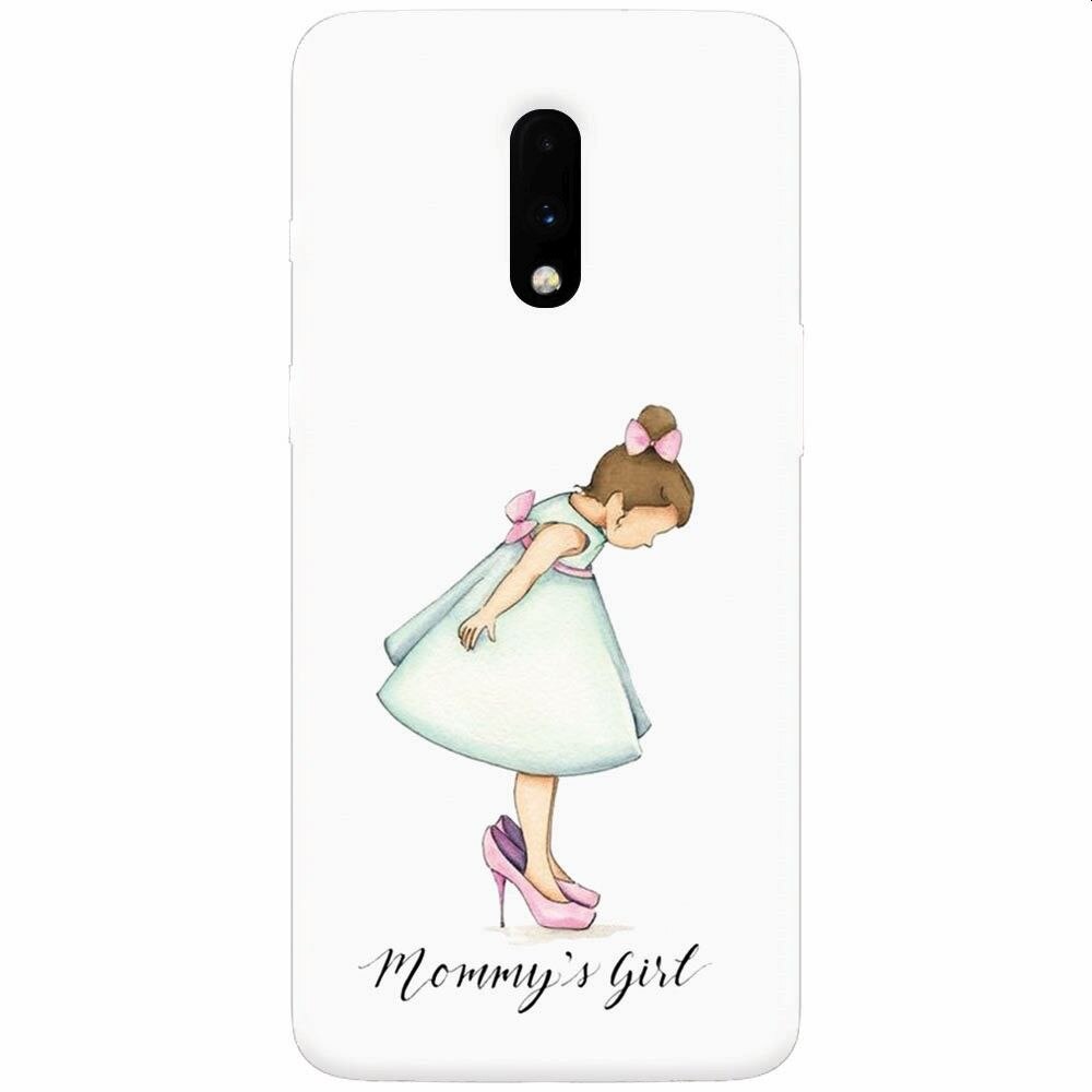 Husa silicon pentru OnePlus 7, Mommy's Girl