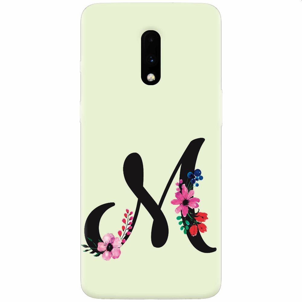 Husa silicon pentru OnePlus 7, Litera M