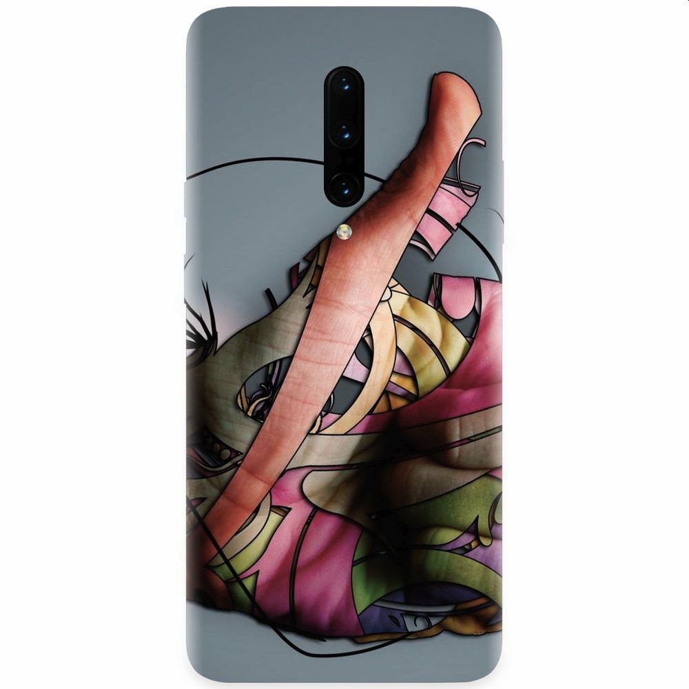 Husa silicon pentru OnePlus 7 Pro, Abstract Minimalistic Hands