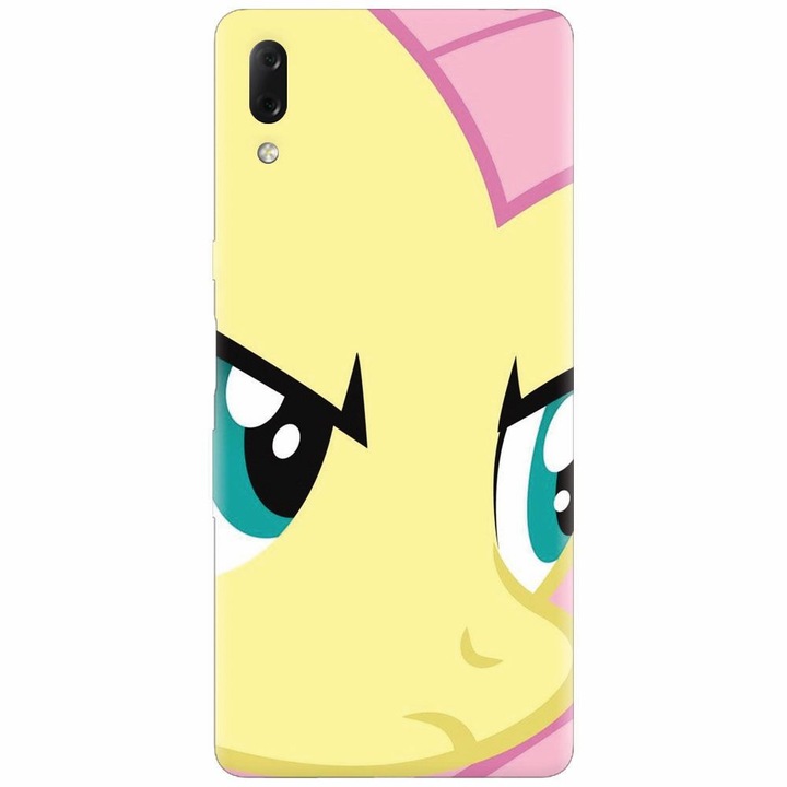 Szilikon tok Sony Xperia L3 készülékhez, Close Up Fluttershy My Little Pony Friendship Is Magic
