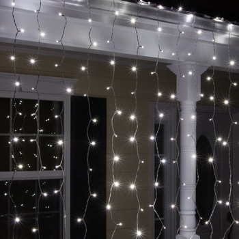 Perdea luminoasa 600 LED-uri, 2x3 m, lumina statica, IP 44, alb rece Perdea luminoasa 600 LED-uri, 2x3 m, lumina statica, IP 44, alb rece