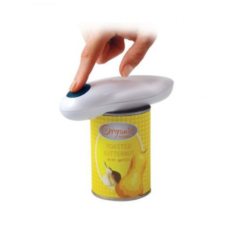 Автоматична отварачка за консерви ,One Touch, Бяла