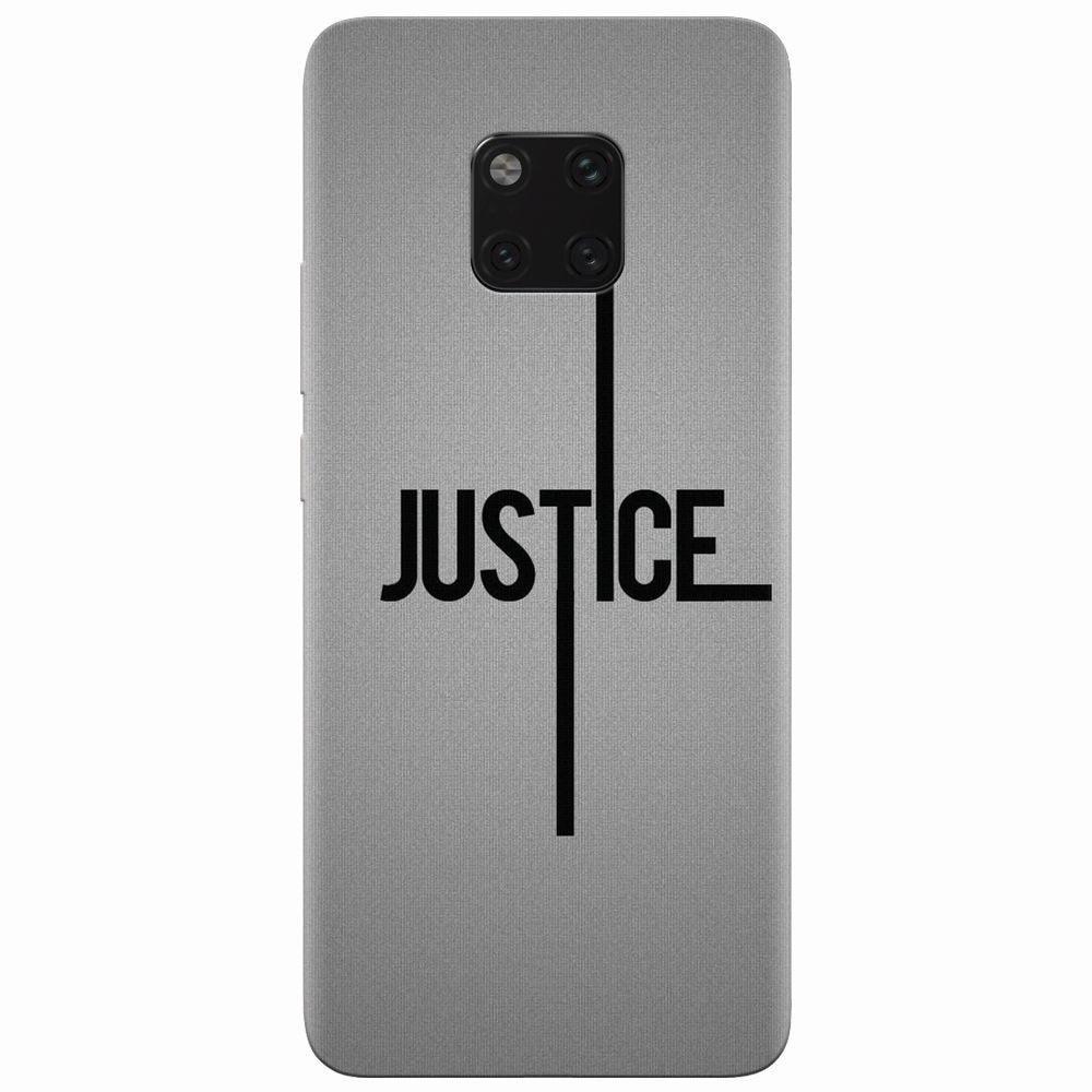 Husa silicon pentru Huawei Mate 20 Pro, Amir Justice Minimalistic Nubheebuccus Text