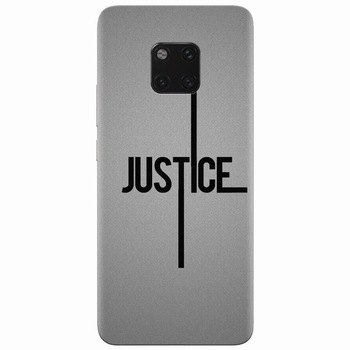 Husa silicon pentru Huawei Mate 20 Pro, Amir Justice Minimalistic Nubheebuccus Text Husa silicon pentru Huawei Mate 20 Pro, Amir Justice Minimalistic Nubheebuccus Text