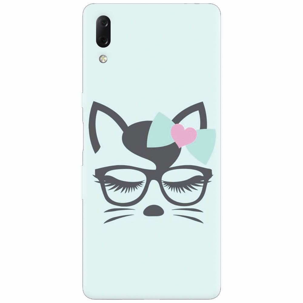 Husa silicon pentru Sony Xperia L3, Angel Cat