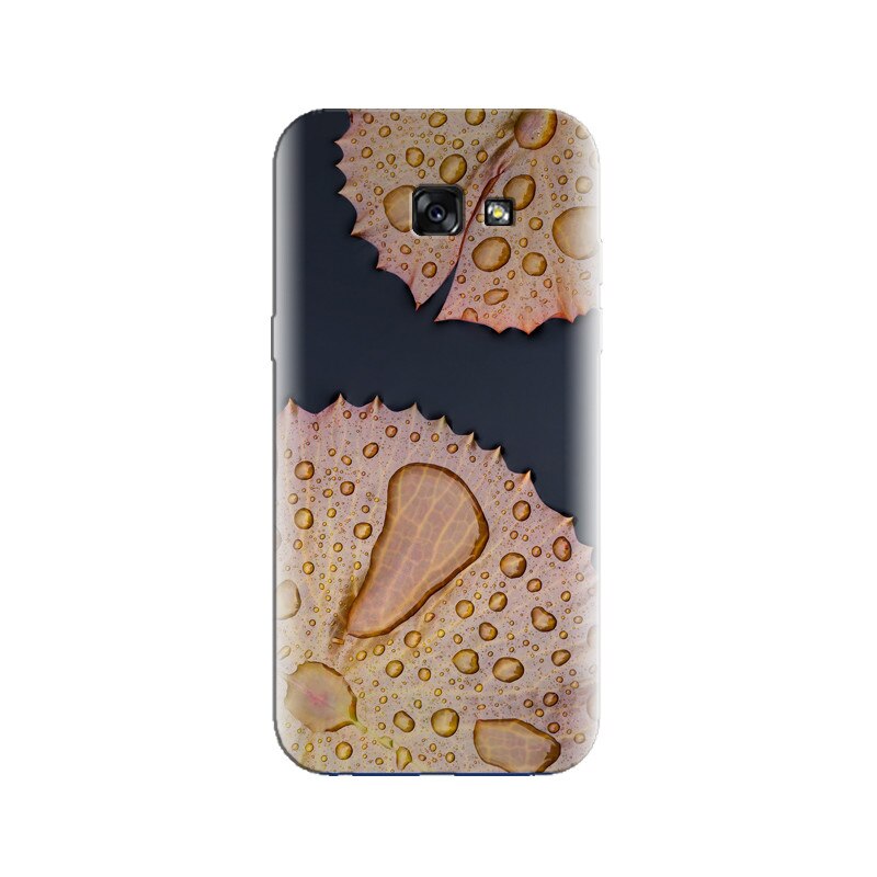 Husa Samsung A3 2017 Stock Smartphone Autumn Leaves Dew Drops