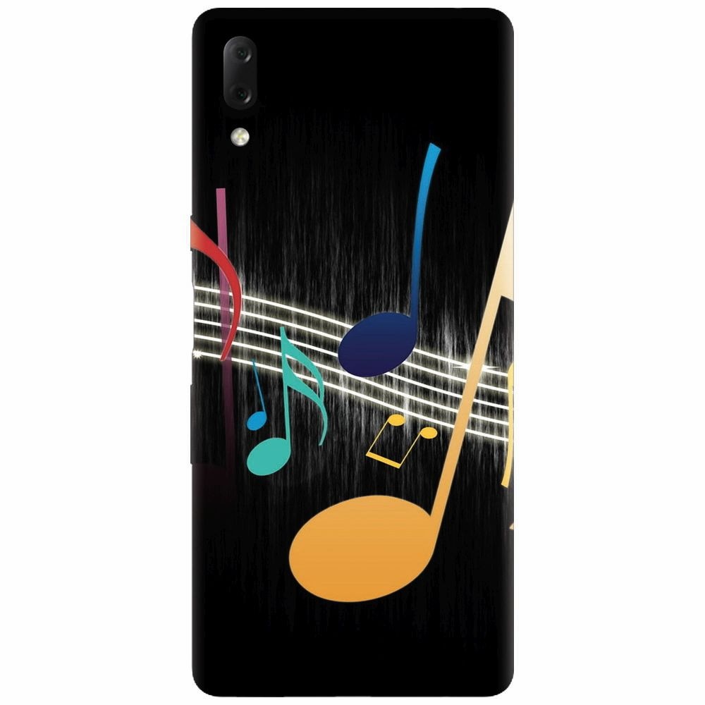 Husa silicon pentru Sony Xperia L3, Colorful Music