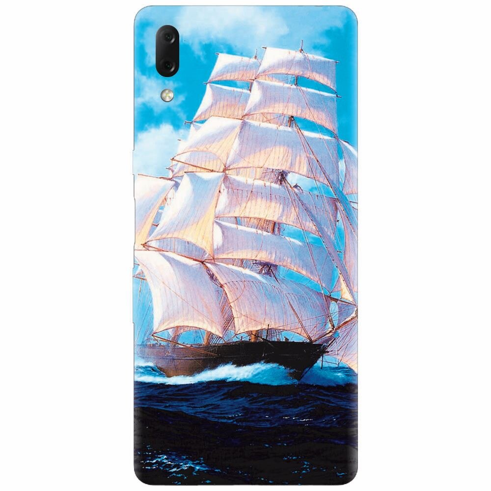 Husa silicon pentru Sony Xperia L3, Attractive Art Of Ships