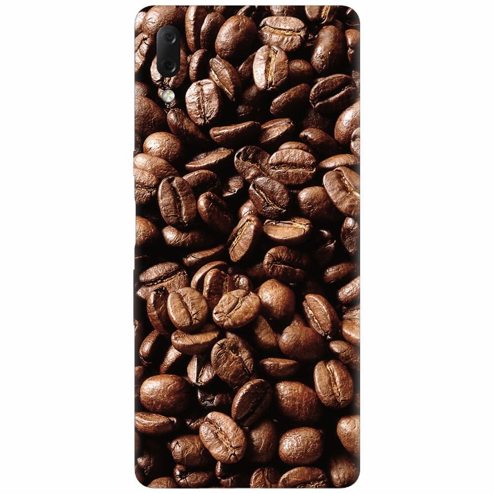 Husa silicon pentru Sony Xperia L3, Coffee Beans