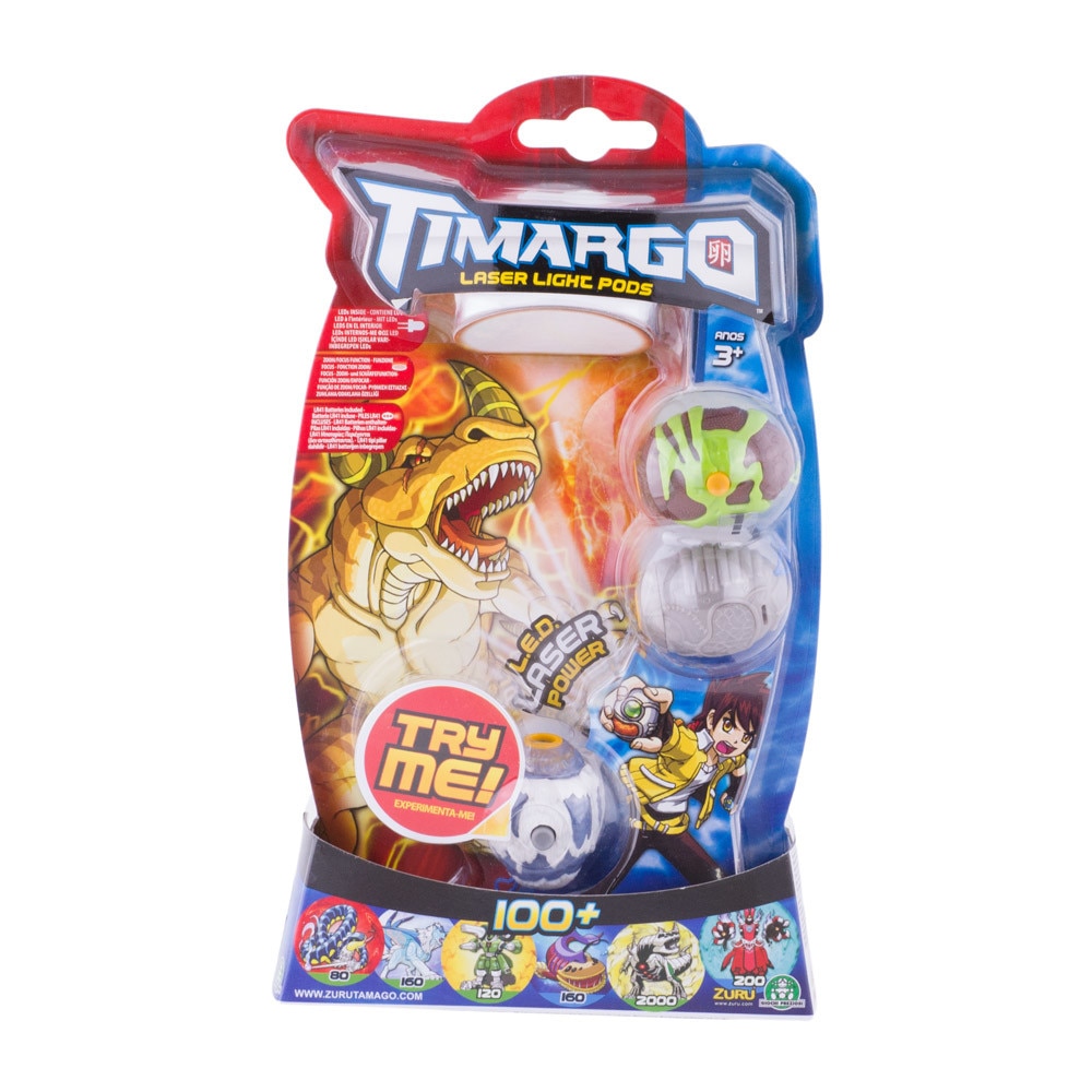 Set 3 lasere Giochi preziosi, Timargo, forme-dinozaur galben