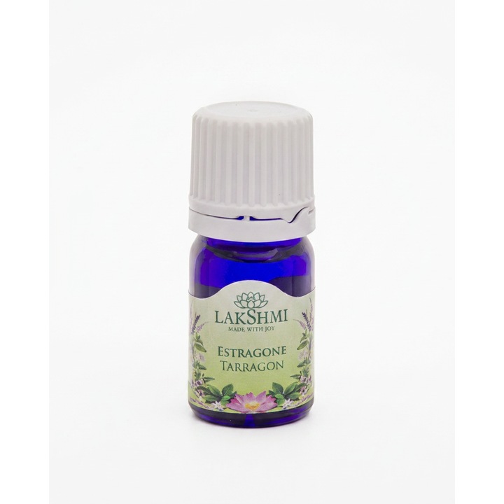 Ulei esential de tarhon (Artemisia Dracunculus Oil) 5 ml 100% pur si organic, aromaterapie premium, claritate dinamica si echilibru activ, Lakshmi