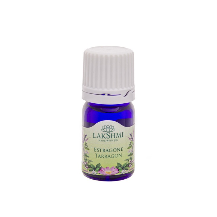 Ulei esential de tarhon (Artemisia Dracunculus Oil) 5 ml 100% pur si organic, aromaterapie premium, claritate dinamica si echilibru activ, Lakshmi