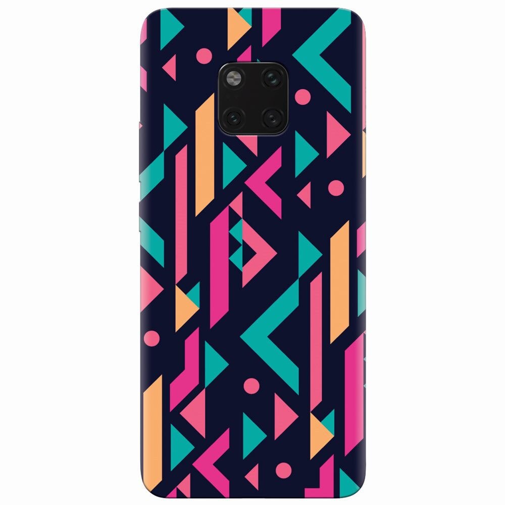 Husa silicon pentru Huawei Mate 20 Pro, Alien Geometrics