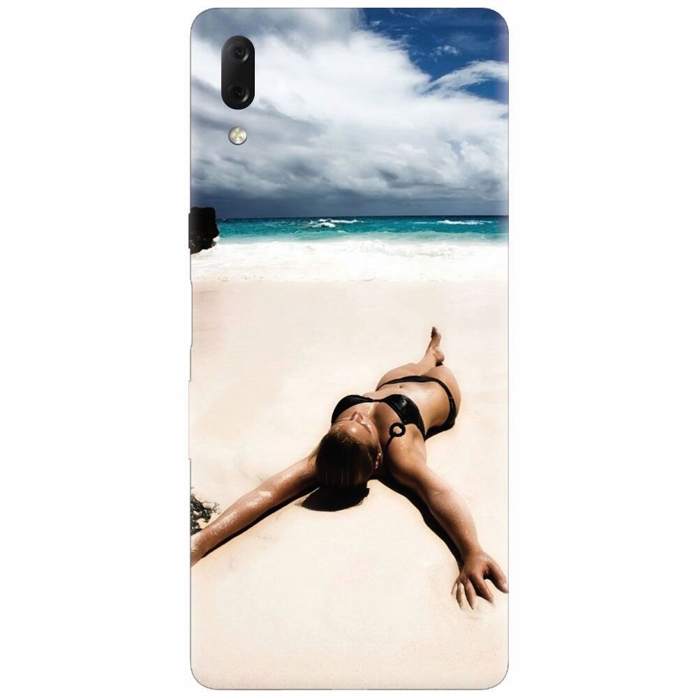 Husa silicon pentru Sony Xperia L3, Beach Lounging