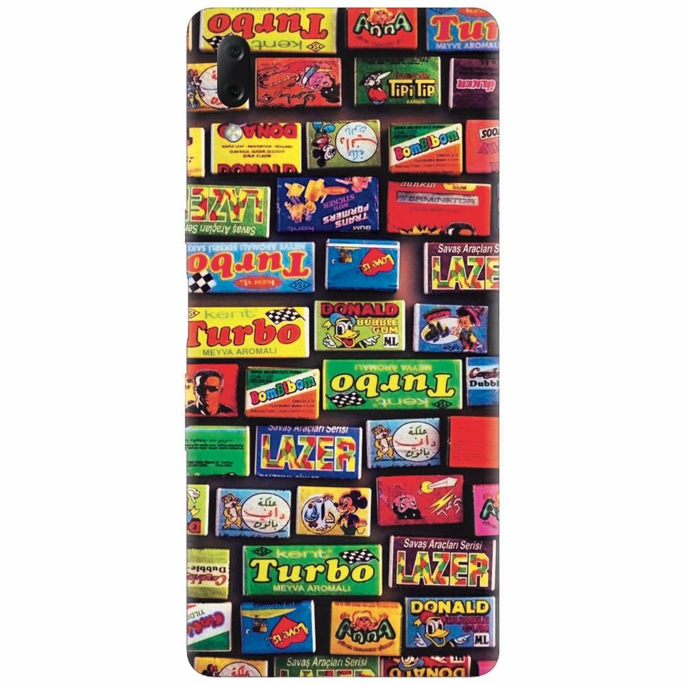 Husa silicon pentru Sony Xperia L3, Chewing Gum Turbo