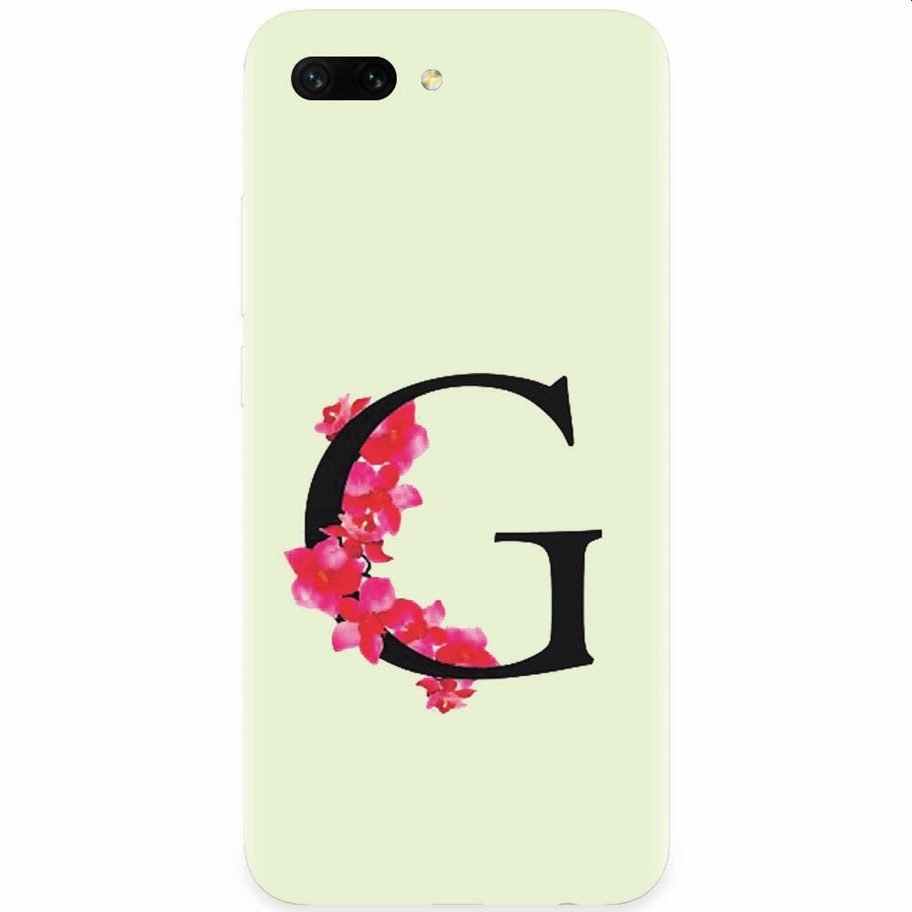 Husa silicon pentru Honor 10, Litera G