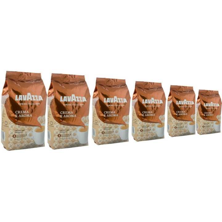 Кафе на зърна 6xLavazza Crema e Aroma Brown, 6кг