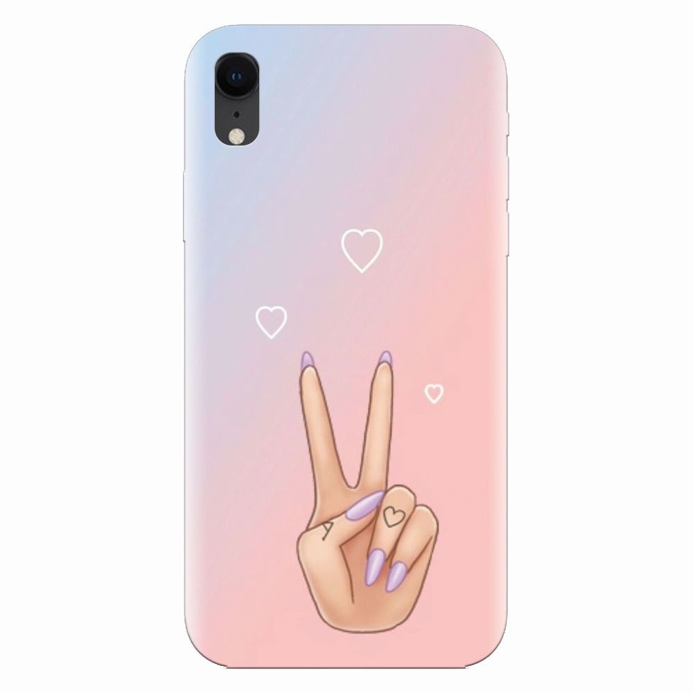 Husa silicon pentru Apple Iphone XR, Victory Love