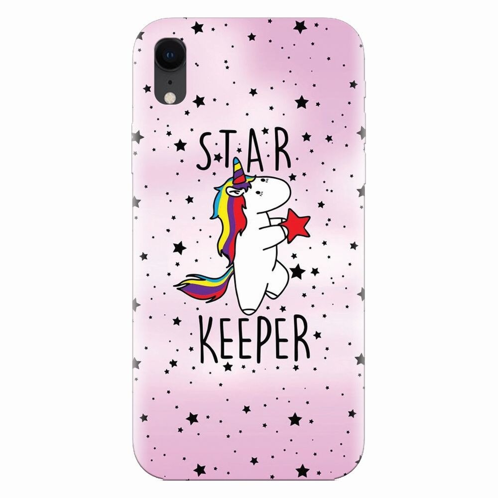 Husa silicon pentru Apple Iphone XR, Unicorn Star Keeper