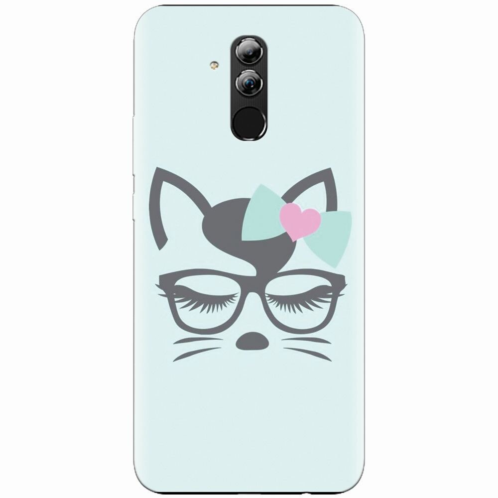 Husa silicon pentru Huawei Mate 20 Lite, Angel Cat