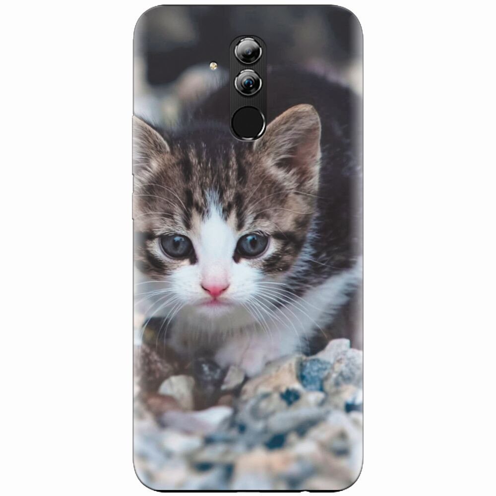 Husa silicon pentru Huawei Mate 20 Lite, Animal Cat